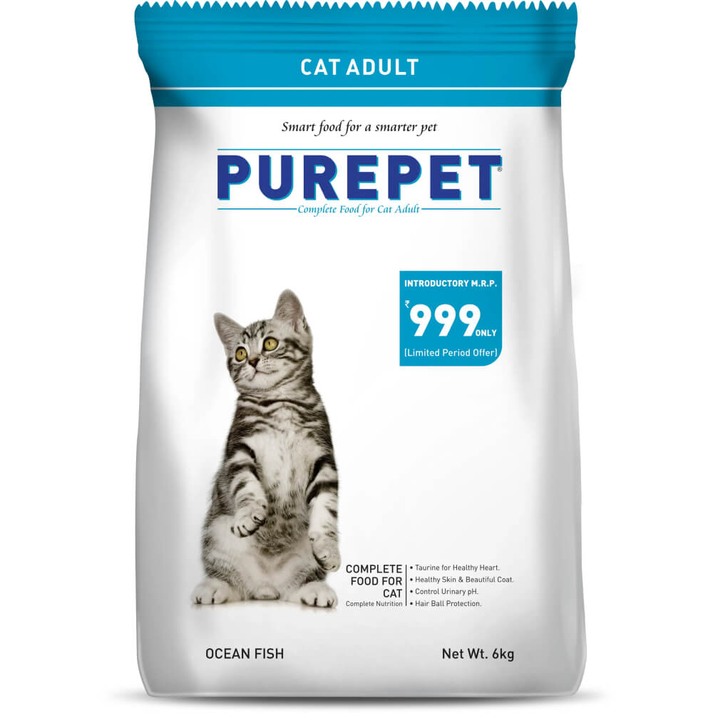 Purepet Ocean Fish Adult Dry Cat Food 6 Kg