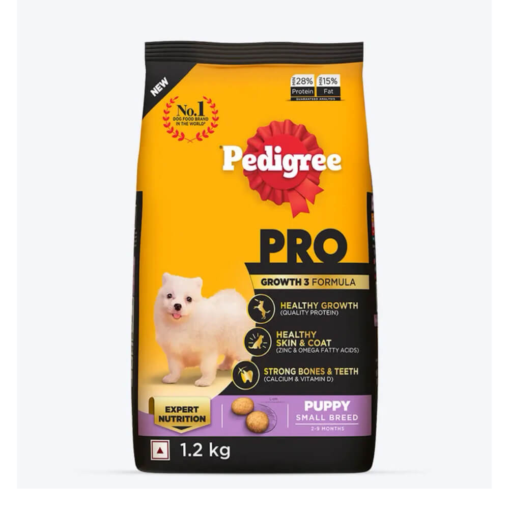 Pedigree PRO Expert Nutrition Small Breed (2-9 Months) Dry Puppy Food 1.2 kg