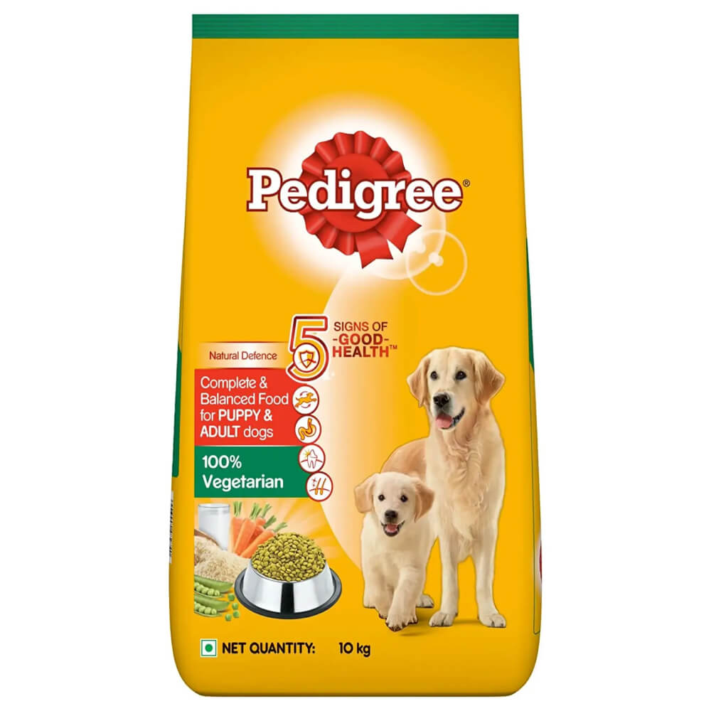 Pedigree Complete & Balanced Food for Puppy & Adult Dogs, 100% Vegetarian, 2.8 Kg