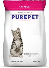 Purepet Tuna and Salmon Flavour Adult Dry Cat Food 6 Kg